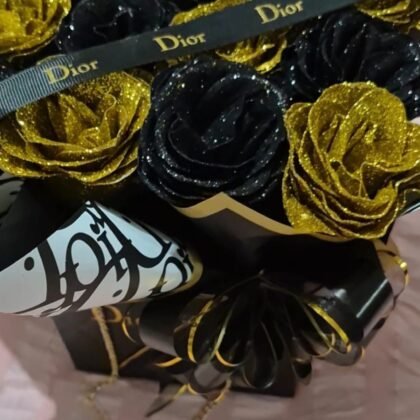Dior Bag with Dior Ribbon 12 Roses