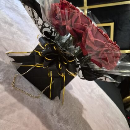 Dior Bag 12 Roses with Diamontes